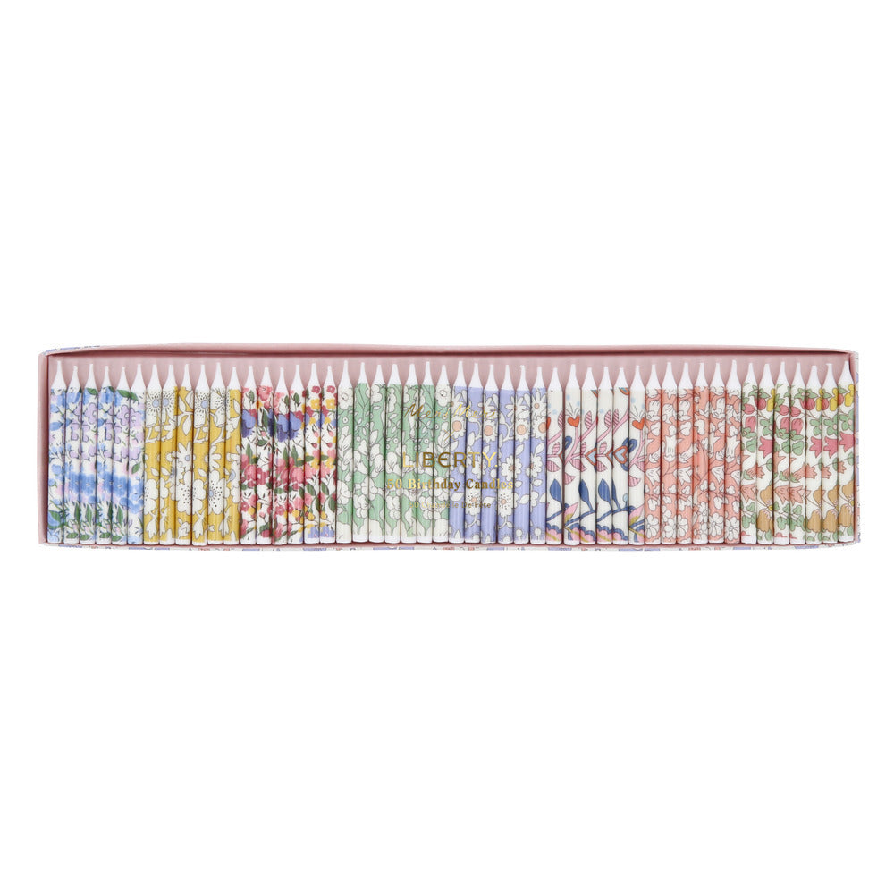 Meri Meri x Liberty Mini Candles, Pack of 50