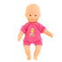 Corolle mini badedukke 20 cm, Pink m. andemotiv 