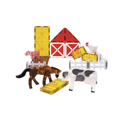 Magna-Tiles Farm Animals, Magnetic Building Set with 25 Pieces