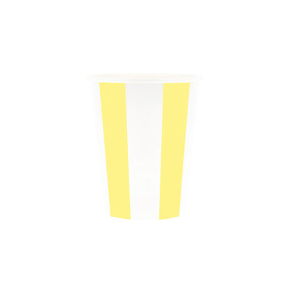 Meri Meri Paper Cups, Beach Striped - Set of 8
