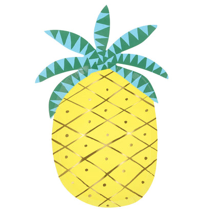 Meri Meri Paper Plates - Pineapple - 8 pcs.