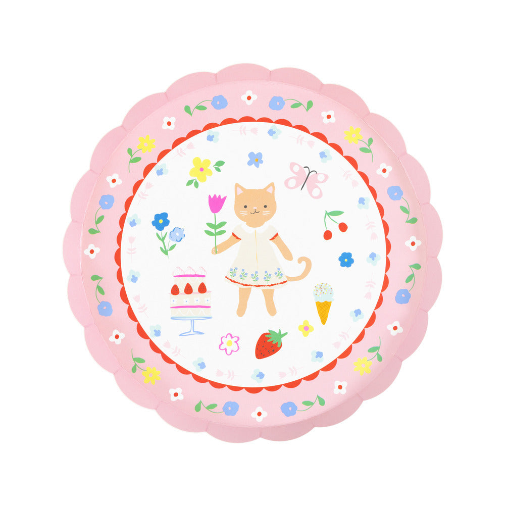 Meri Meri Paper Plates, Kitten Club