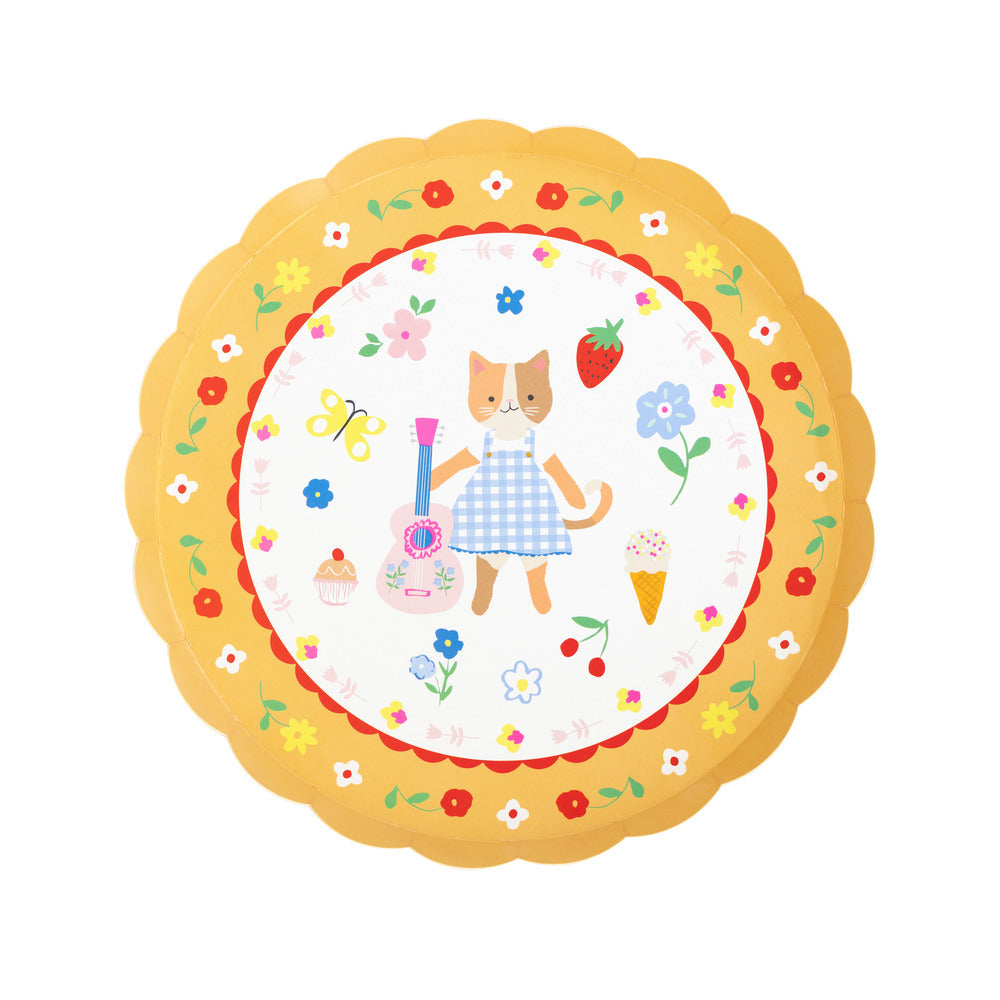 Meri Meri Paper Plates, Kitten Club