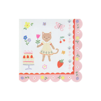 Meri Meri napkins size L, Kitten Club - 16 pcs.