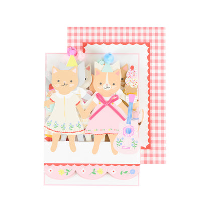 Meri Meri Birthday Card – Kitten Club