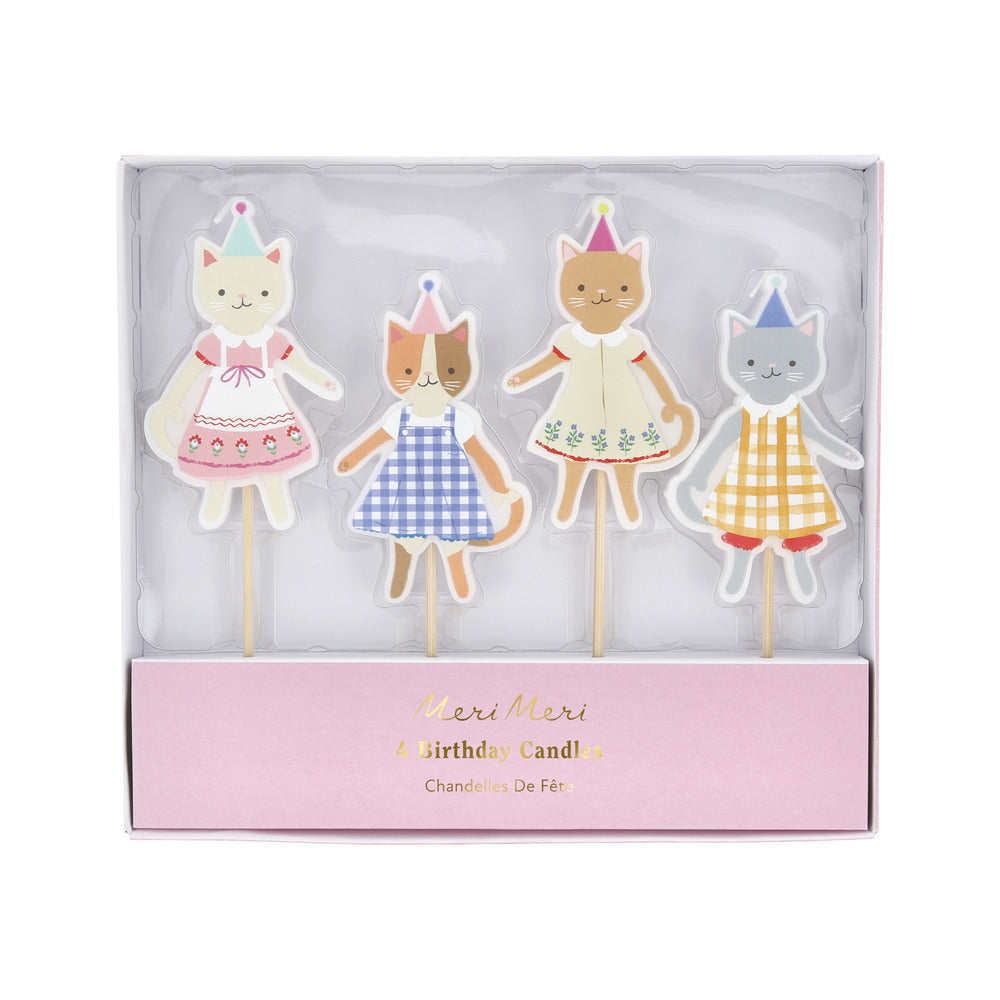 Meri Meri Cake Candles, Kitten Club Candles