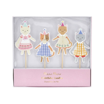 Meri Meri Cake Candles, Kitten Club Candles