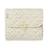 Cam Cam pusleunderlag Quilet Capri, beige med blåt mønster