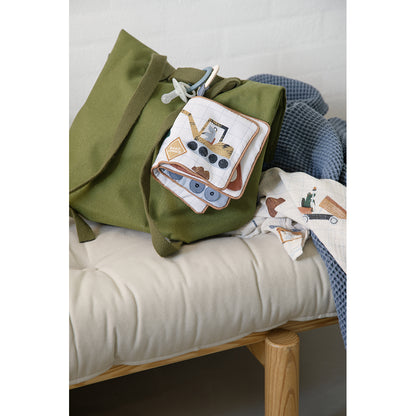 Sebra Activity Book, Fabric - Busy Builders
