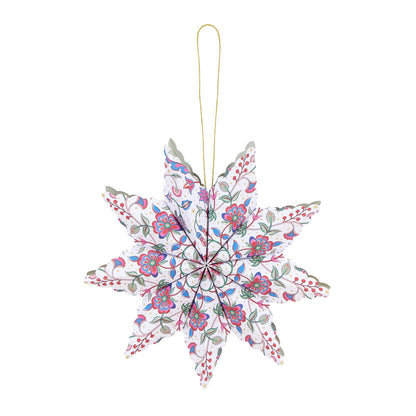 Meri Meri Christmas Decorations, Liberty Paper Star, 6 pcs.