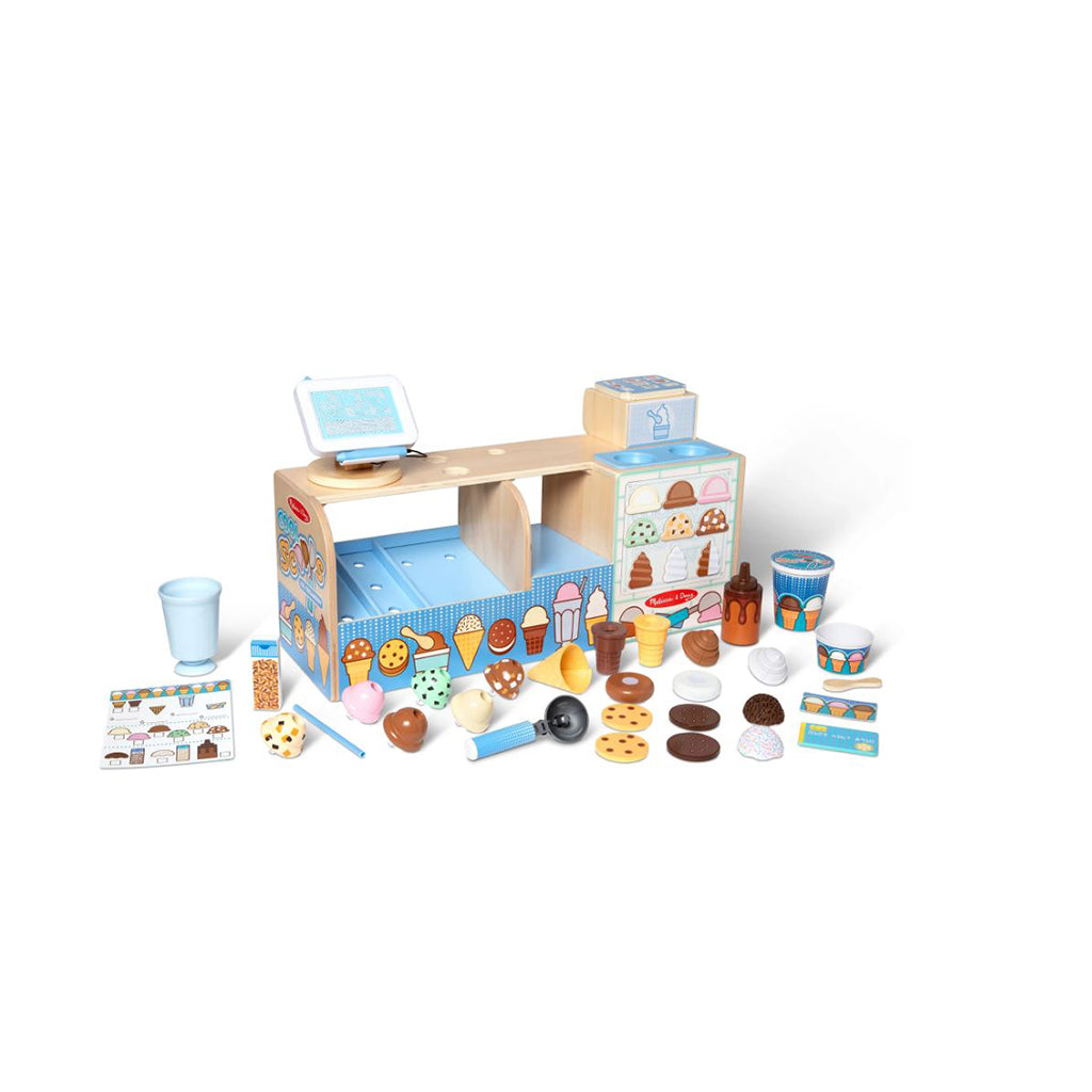 Melissa &amp; Doug Legemad i træ, Iskiosk legesæt