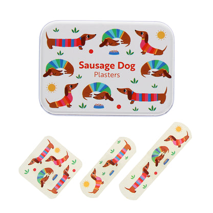 Rex London plaster, 30 stk. Sunny Sausage Dog