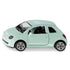 Siku legetøjsbil, Fiat 500, mintgrøn miniaturemodel set fra siden