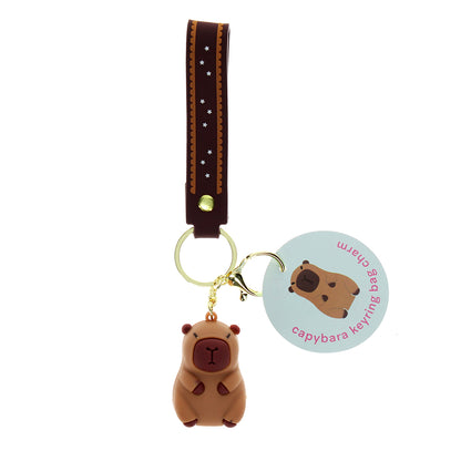Rex London Keychain with Capybara Pendant