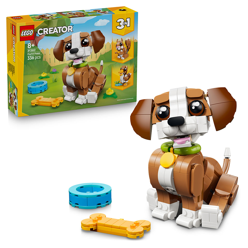 LEGO® Creator 3-i-1, Søde dyr: Legesyg hundehvalp