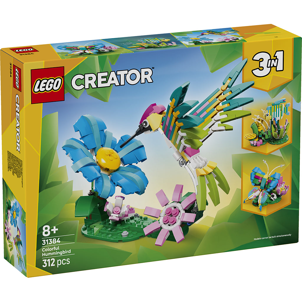 LEGO® Creator 3-i-1, Vilde dyr: Farverig kolibri