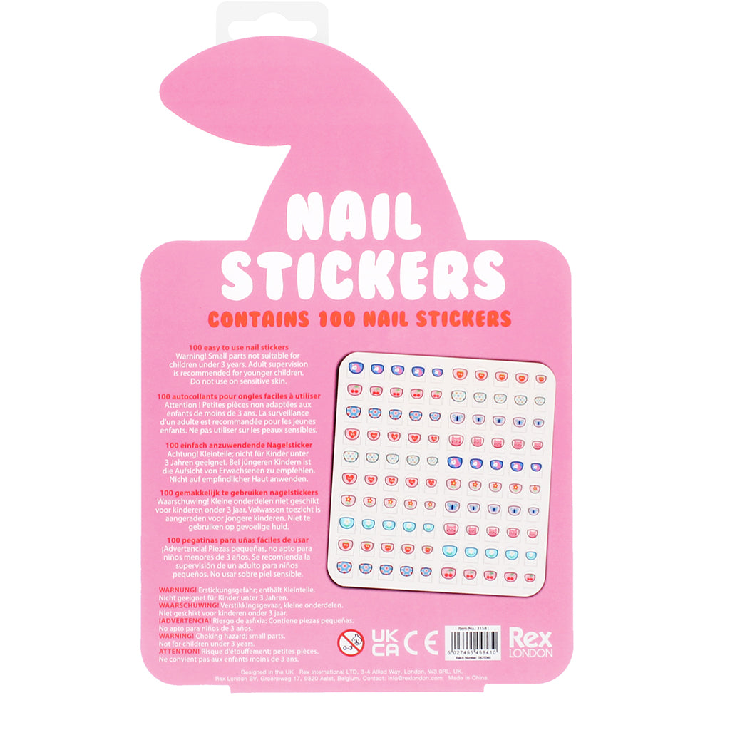 Rex London Nail Stickers, Cherry