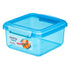 Sistema Lunch plus madkasse med 1 rum, 1.2L - Blue