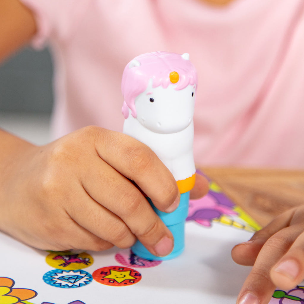 Melissa &amp; Doug Wow! Activity Pad, Create-Your-Own Stickers - Unicorn