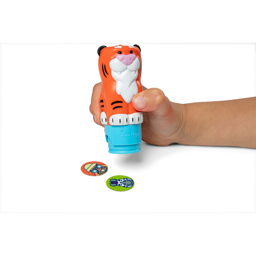 Melissa &amp; Doug Wow! Activity Pad, Stamp-Your-Own Stickers – Tiger