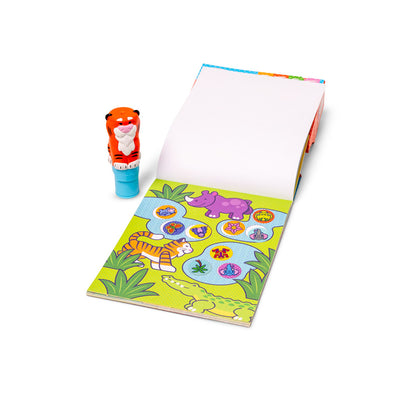 Melissa &amp; Doug Wow! Activity Pad, Stamp-Your-Own Stickers – Tiger