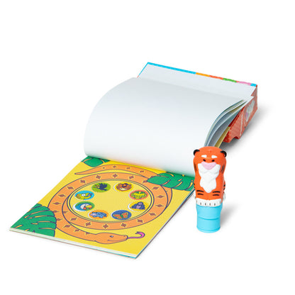 Melissa &amp; Doug Wow! Activity Pad, Stamp-Your-Own Stickers – Tiger