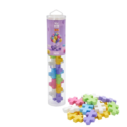 Plus-Plus Big Pastel, 15 Pieces in a Tube