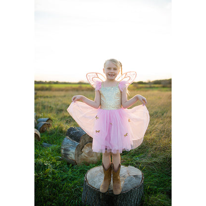 Great Pretenders Dress-Up Outfit, Gold Butterfly Dress - Size 6–8 Years