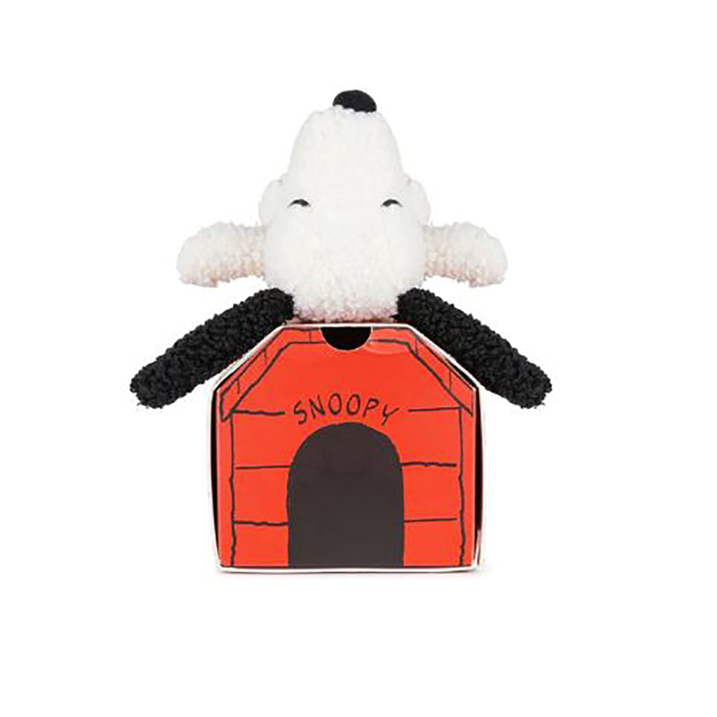 Snoopy Plush, ECO Tiny Teddy Cream, 17 cm - Snoopy Teddy in Gift Box