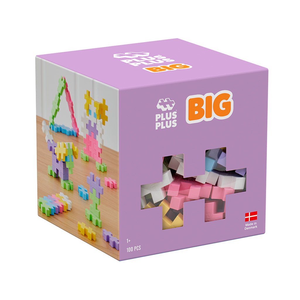 Plus-Plus BIG Pastel Colour Mix, 100 pcs