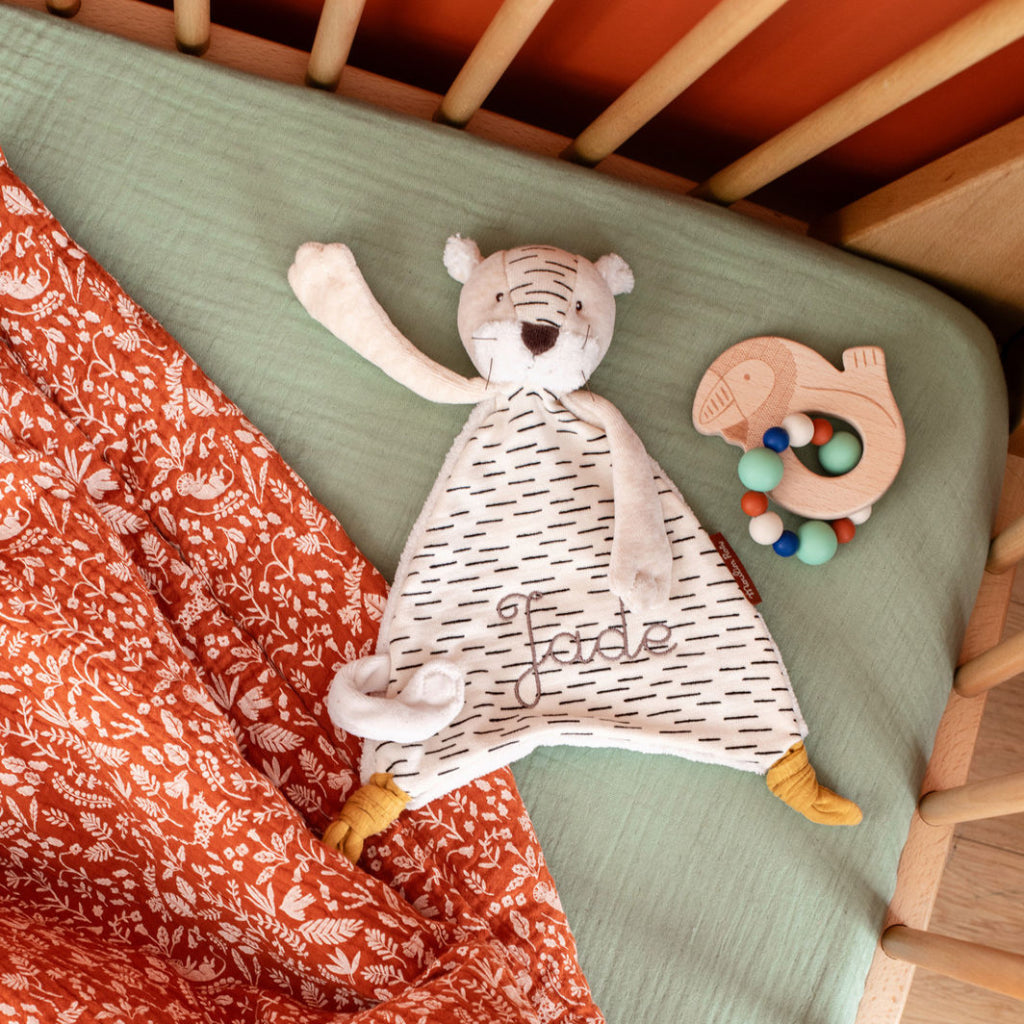 Moulin Roty nusseklud, Tigeren Baboo 27 cm - La forêt Mawa