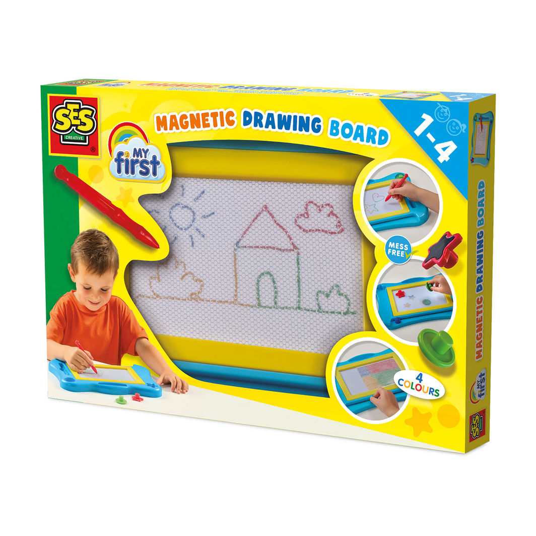 SES Creative Mit første, Magnetisk tegnetavle med farver