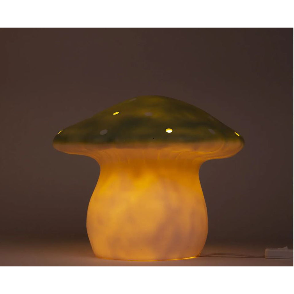 Mushroom Lamp, Large Toadstool - Almond