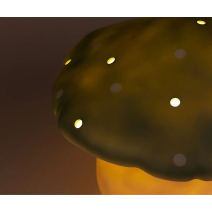 Mushroom Lamp, Large Toadstool - Almond