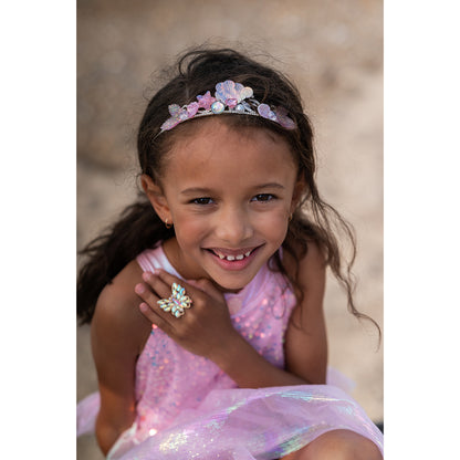 Great Pretenders Dress-up Costume, Mermaid Dress, Misty Pink - Size 3-8 Years