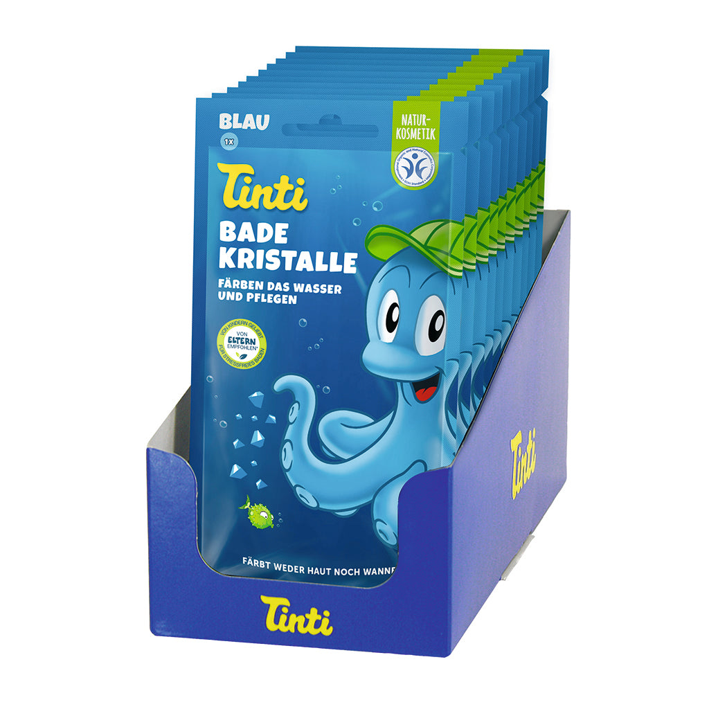 Tinti badekrystaller - Blå