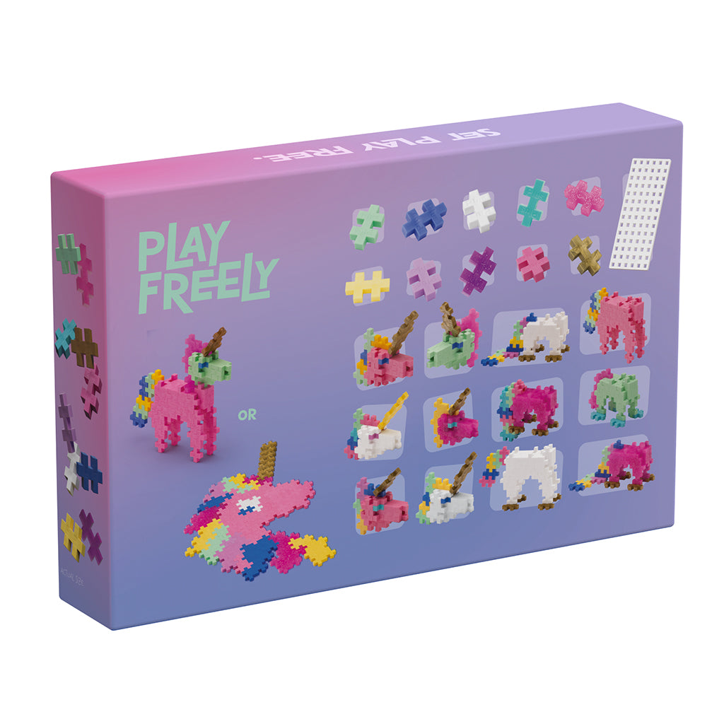 Plus-Plus Learn to Build, Unicorns - 275 pcs