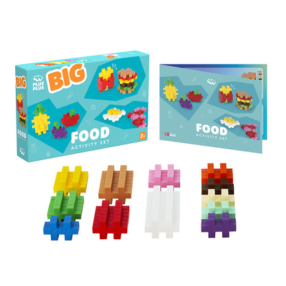 Plus-Plus BIG Activity Set, Food - 50 pcs
