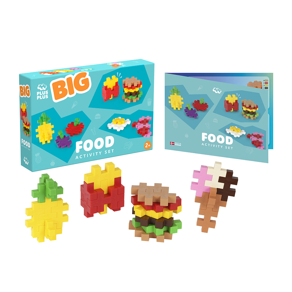 Plus-Plus BIG Activity Set, Food - 50 pcs
