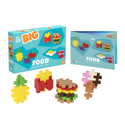 Plus-Plus BIG Activity Set, Food - 50 pcs
