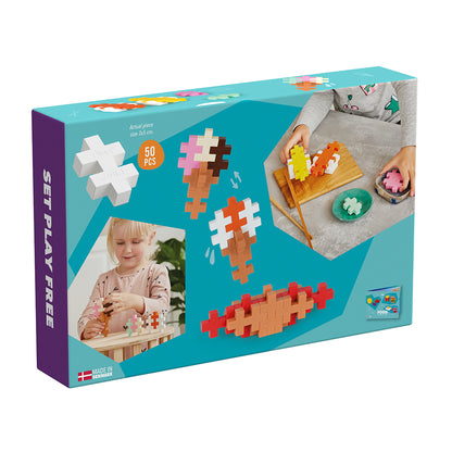 Plus-Plus BIG Activity Set, Food - 50 pcs
