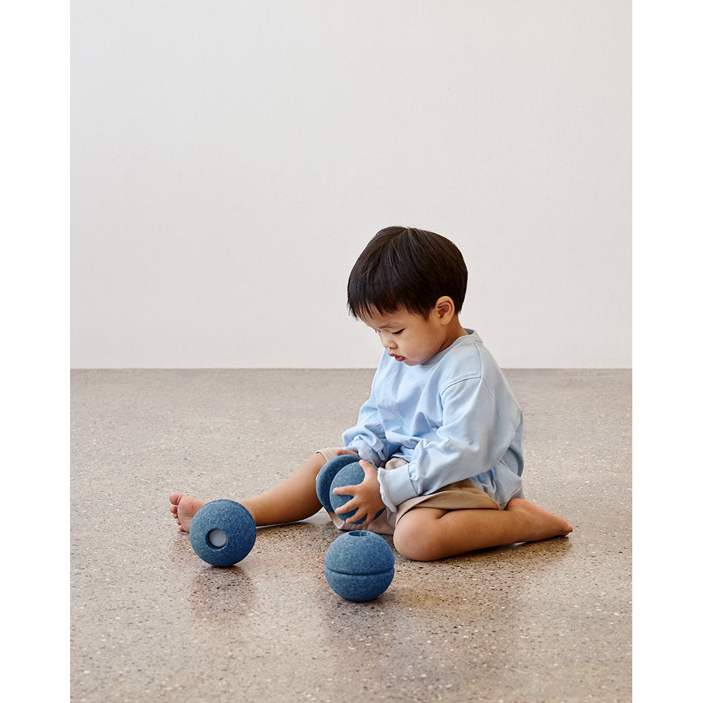 Modu 3 Foam Balls, Deep Blue/Sky Blue