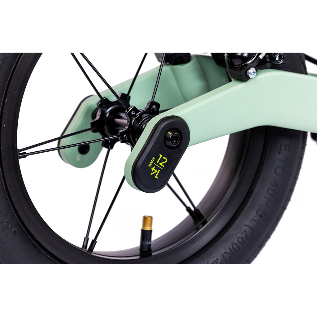 Puky Balance Bike Next Combo Pack 12" and 14" Green - Suitable for Ages 2.5 and Up