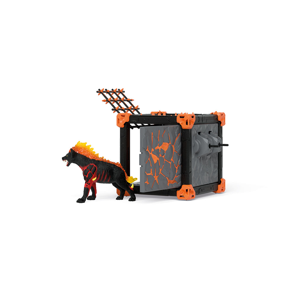 Schleich Eldrador Battle Cave Lava Hyena
