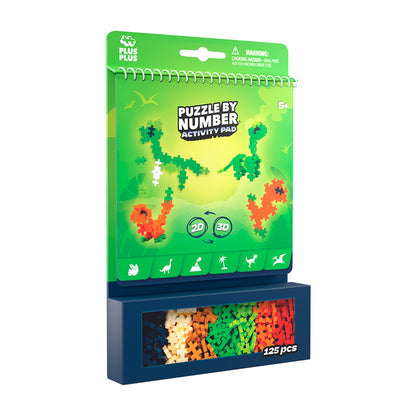 Plus-Plus Activity Set, Dinosaurs - 125 pcs
