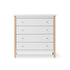 Oliver Furniture Wood kommode med 4 skuffer, hvid eg