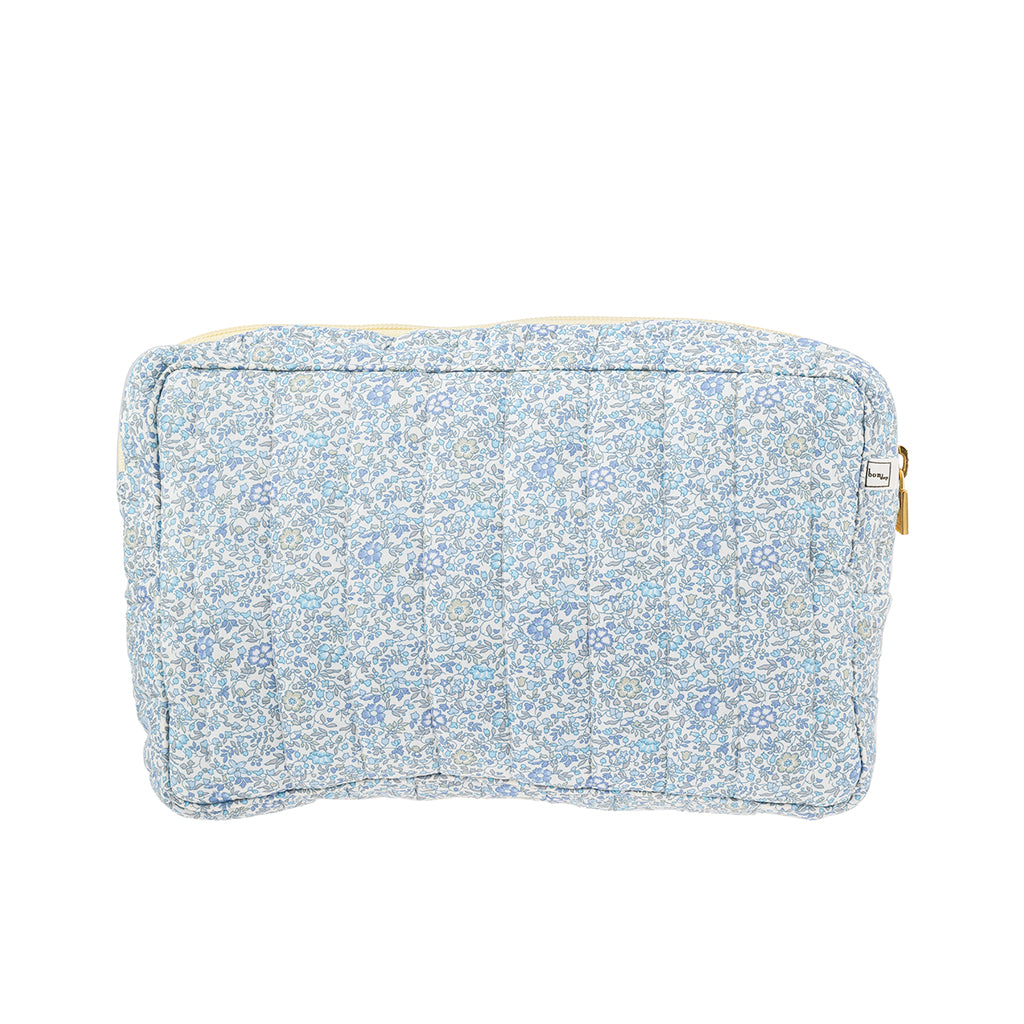 Bon Dep Pouch small, toilettaske med Liberty - Katie and Millie Light Blu