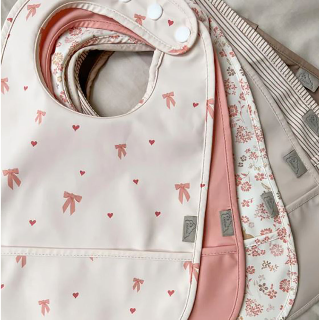 Cam Cam Bib with Pocket, 2-Pack - Bows