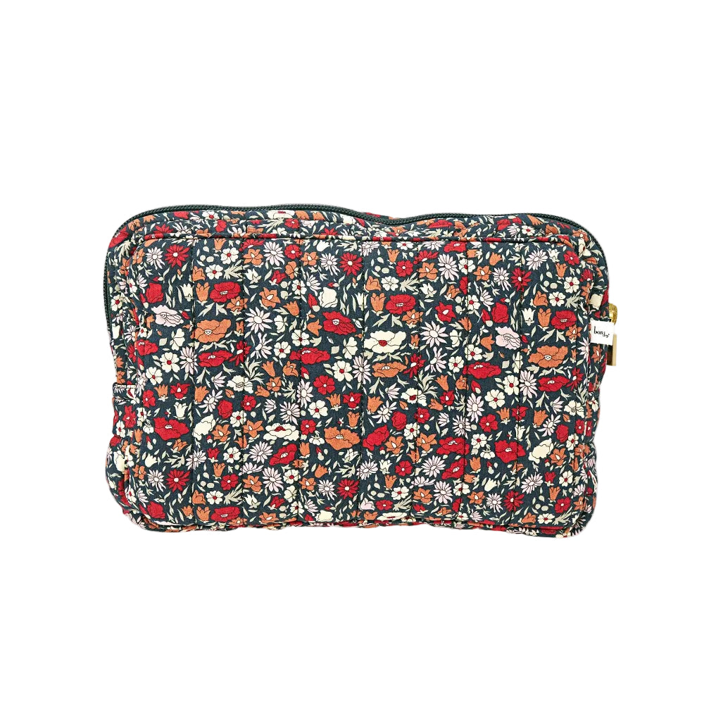 Bon Dep Pouch Small, Toiletry Bag with Liberty - Petal &amp; Daisy