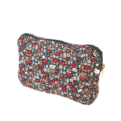 Bon Dep Pouch Small, Toiletry Bag with Liberty - Petal &amp; Daisy